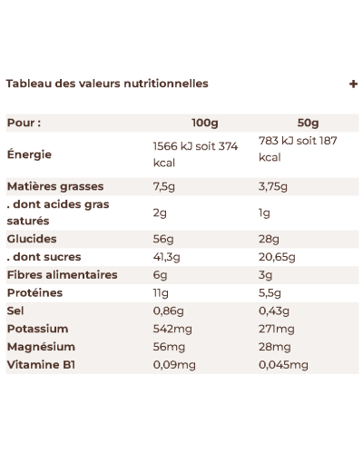 Pur'Bar bio Noix de cajou Sel