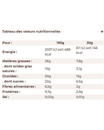 Barre céréales bio Myrtilles Noisettes